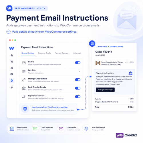 WooCommerce Payment Instructions