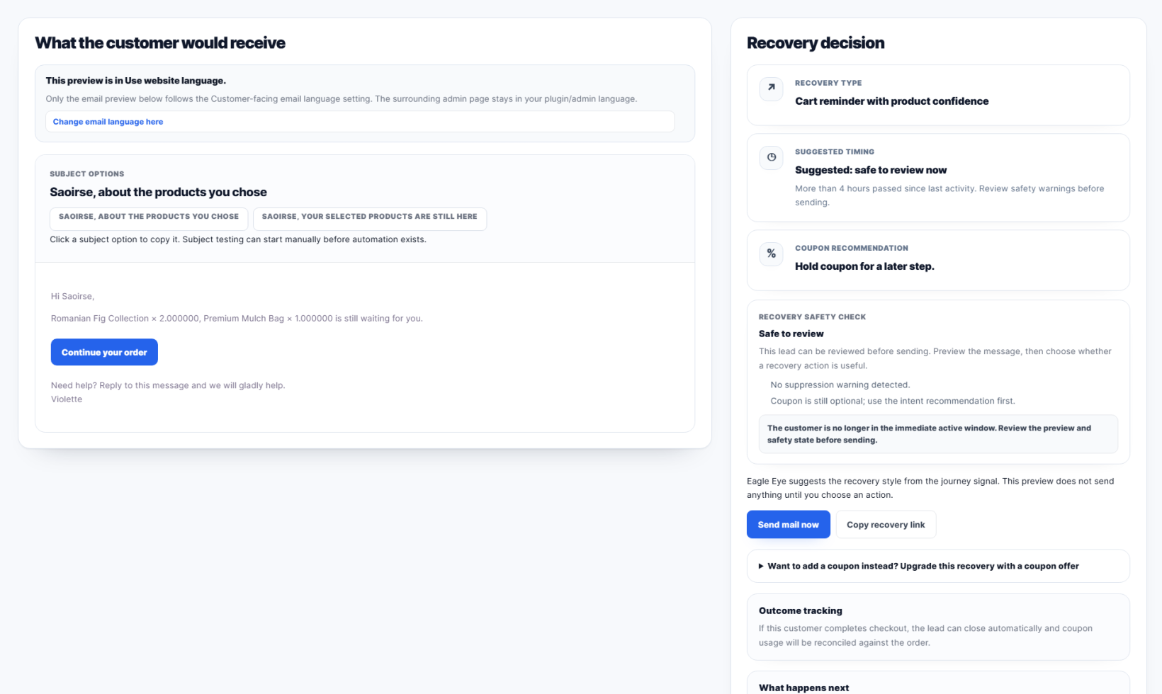 Automations for Eagle Eye